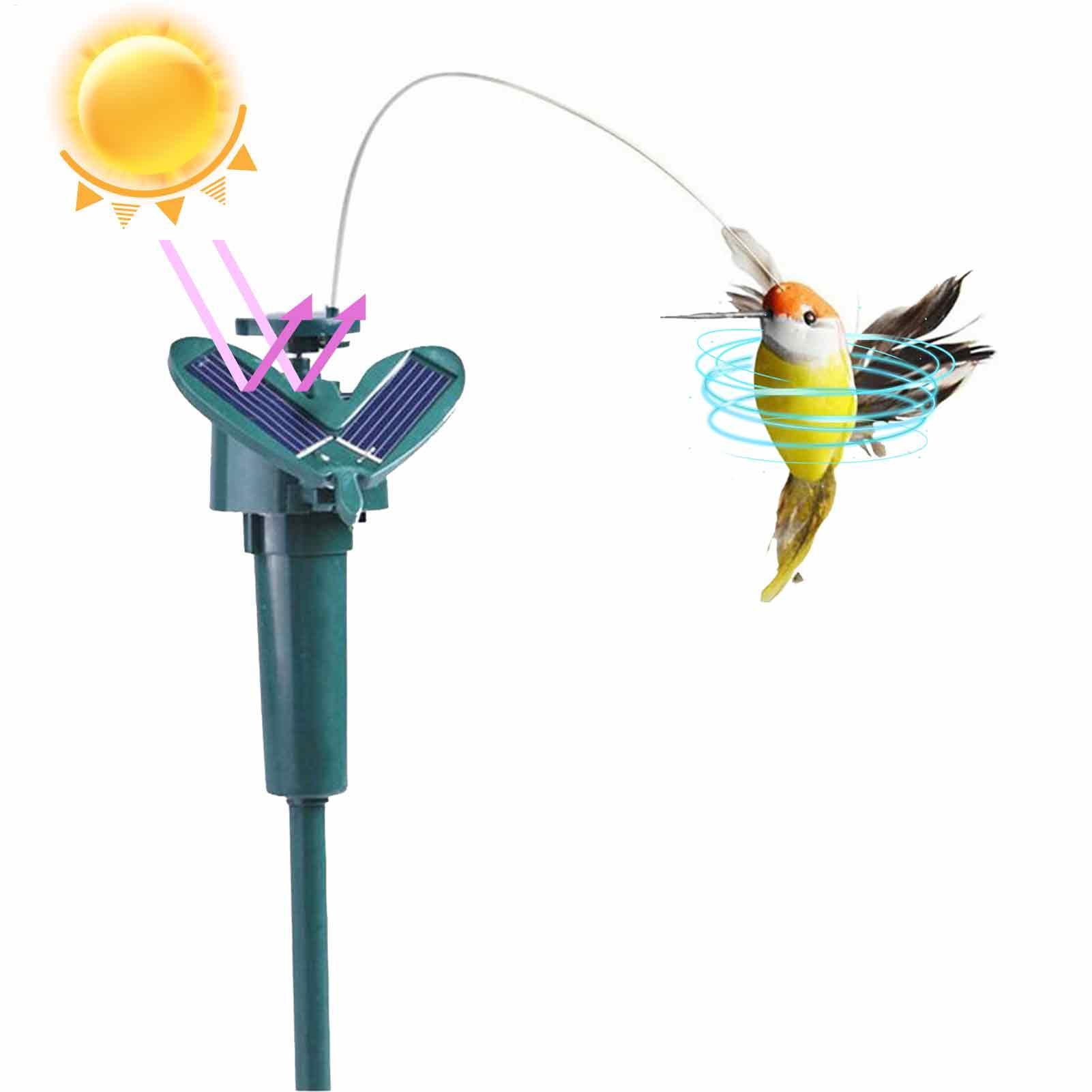 Solar Bird Scarer - 1pcs Solar Powered Dancing Fluttering Butterflies