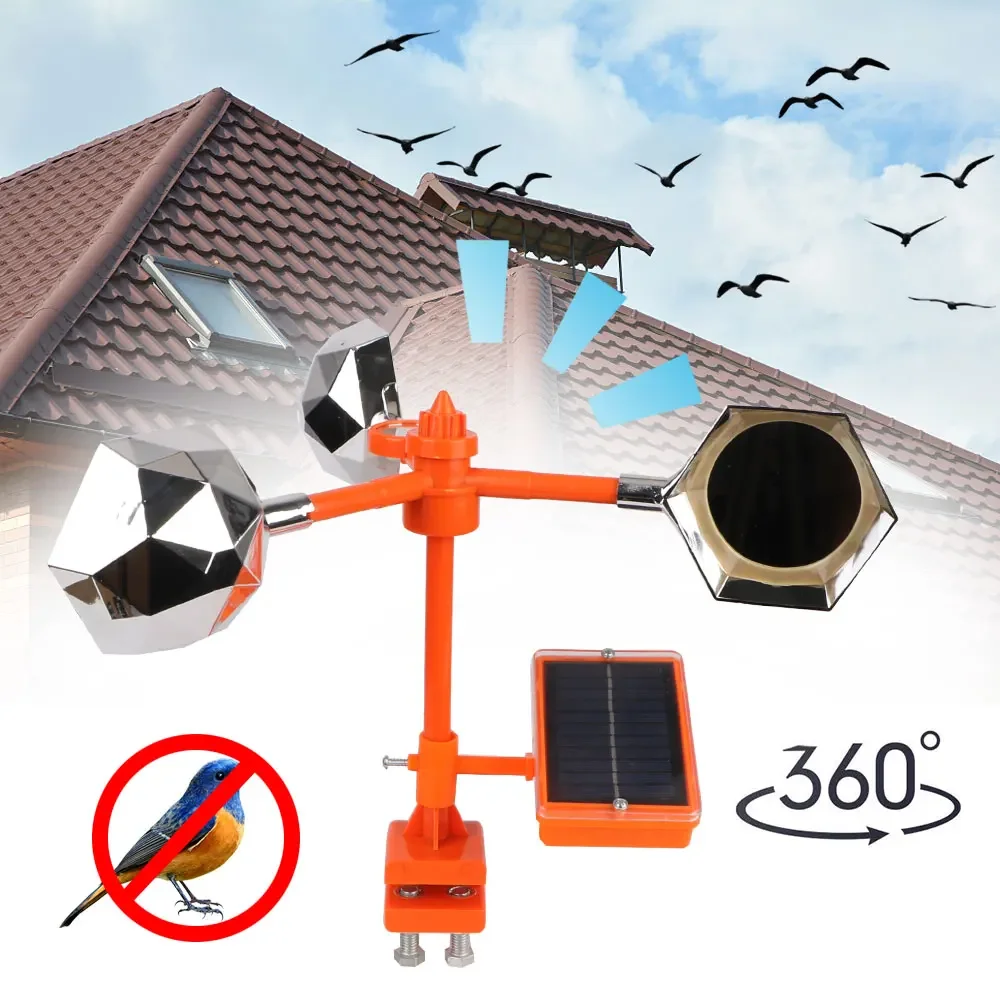 Solar Wind Powered Automatic B - Solar Bird Scarer のレビューと価格