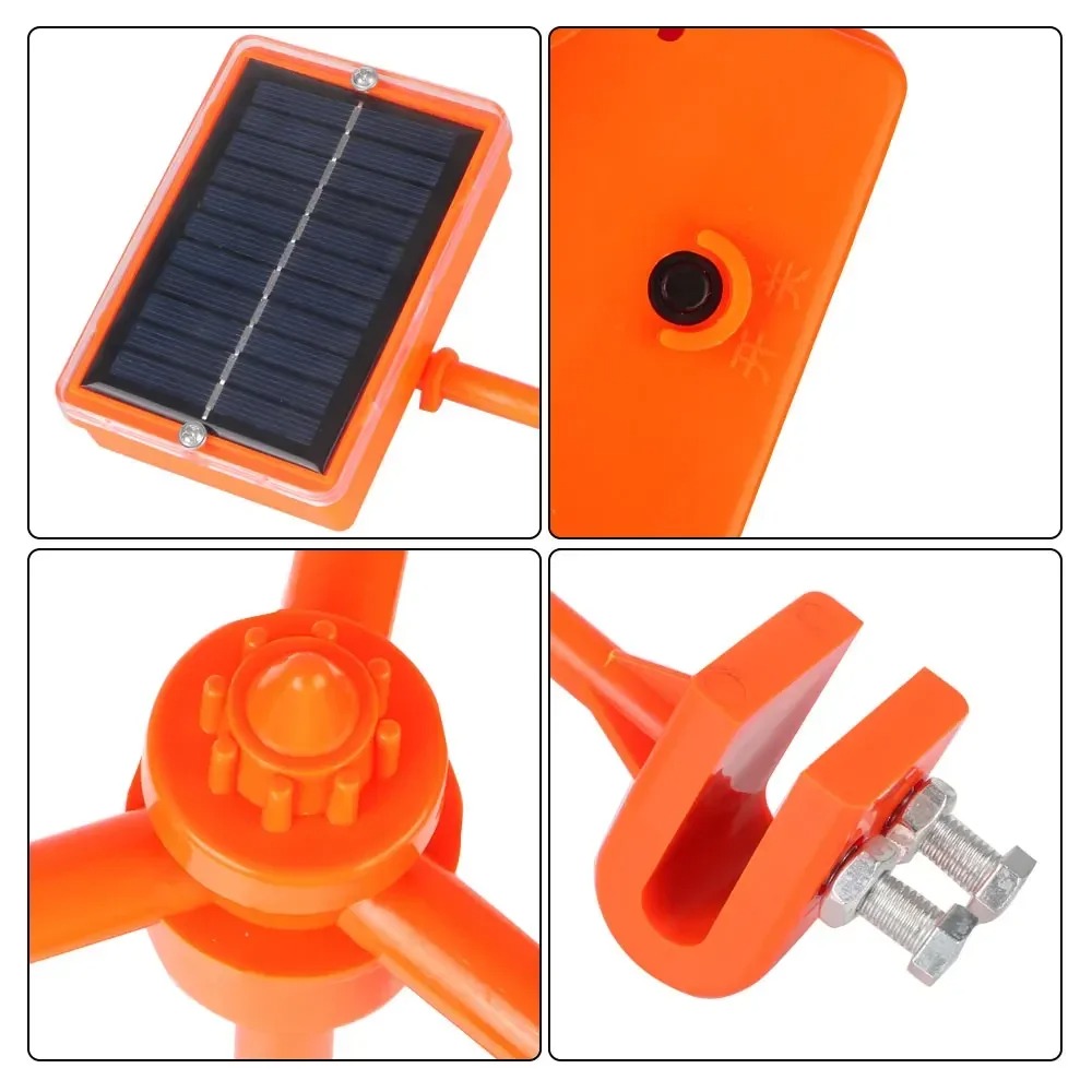 Solar Wind Powered 360° Bird R - Solar Bird Scarer のレビューと価格